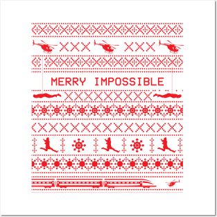 Merry Impossible Holiday Sweater Posters and Art